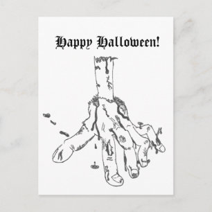 Fröhliche Halloween-Postkarte Feiertagspostkarte