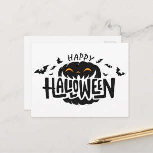 Fröhliche Halloween-Postkarte Postkarte