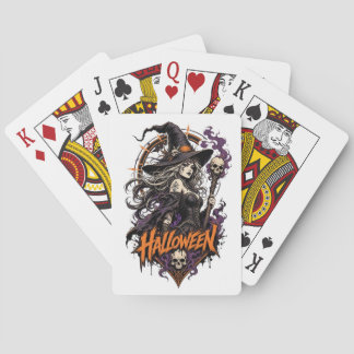Fröhliche Halloween Spielkarten