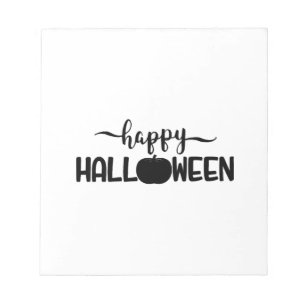 Fröhliche Halloween T-Shirts Halloween Notizblock