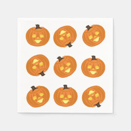 Fröhliche Halloween-Themen-Servietten Serviette