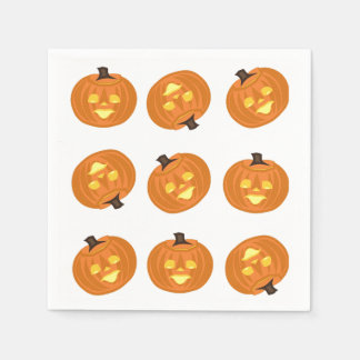 Fröhliche Halloween-Themen-Servietten Serviette