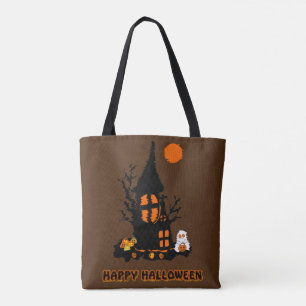 Fröhliche Halloween-Tragetasche