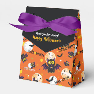 Fröhliche Halloween-Vampir-Fledermaus-Vollmond-Ges Geschenkschachtel
