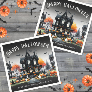 Fröhliche Halloweenparty Serviette