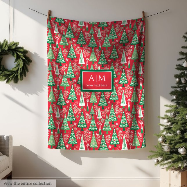 Fröhliche helle Farben Wasserfarbe Preppy-Geschenk Fleecedecke (Playful bright colors watercolor preppy gift throw)