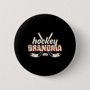 Fröhliche Hockeytage Lustiges Eishockey hässliche Button