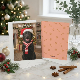 Fröhliche Howlidays Black Labrador Weihnachten
