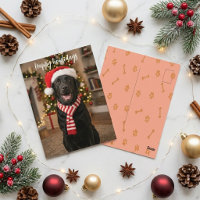 Fröhliche Howlidays Festive Black Lab Weihnachten