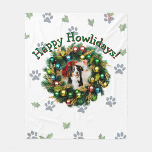 Fröhliche Howlidays Foto Bild Fleecedecke