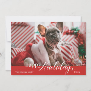 Fröhliche Howlidays ⎢ Foto-Feiertagskarte Feiertagskarte
