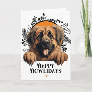 Fröhliche Howlidays Leonberger Hunde Weihnachten