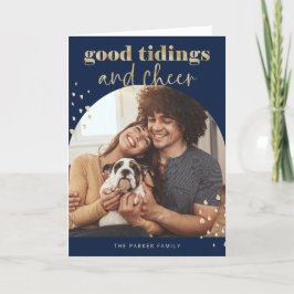 Fröhliche Imitate Gold | Ein Foto Weihnachten