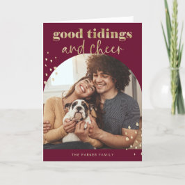 Fröhliche Imitate Gold | Ein Foto Weihnachten