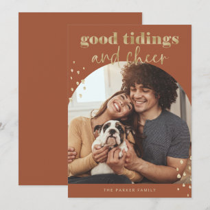 Fröhliche Imitate Gold   Ein Foto Weihnachten