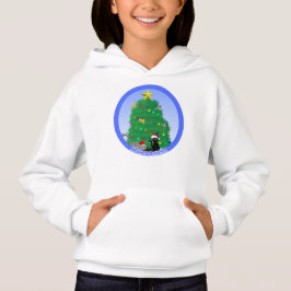 Fröhliche Katzen-Weihnachten Hoodie