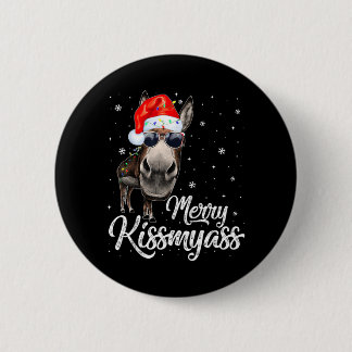 Fröhliche Kissmy Sarkastische Weihnachten Lustige Button