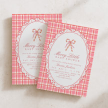 Fröhliche kleine Babyparty Rosa und rote Zuckersta