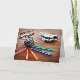 Fröhliche Knitmas Karte