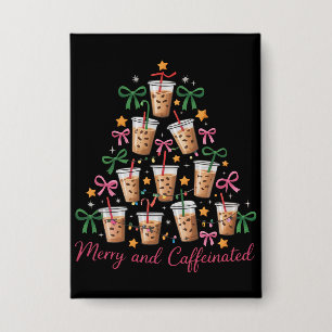 Fröhliche & Koffeinhaltige Weihnachts-Coquette-Caf Button