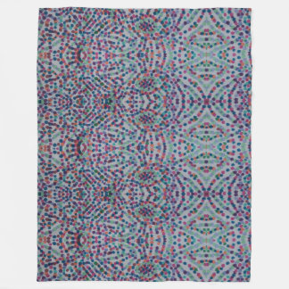 Fröhliche Konfetti-Mosaik II Fleece-Decke Fleecedecke