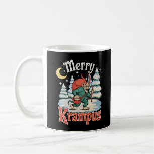 Fröhliche Krampus-Folklore-Weihnachten-Horror-Weih Kaffeetasse