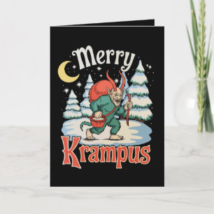 Fröhliche Krampus Folklore Weihnachten Horror Xmas