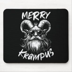 Fröhliche Krampus Mythische Kinder Herren Weihnach Mousepad
