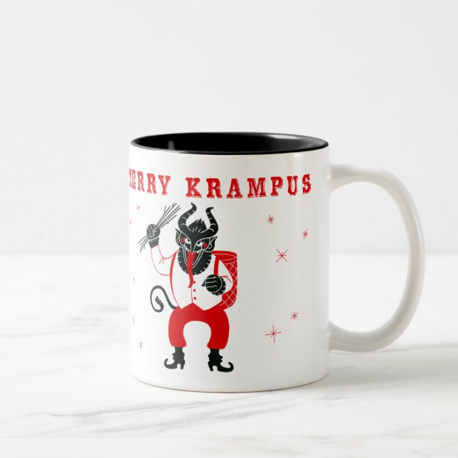 Fröhliche Krampus Tasse (Rechts)