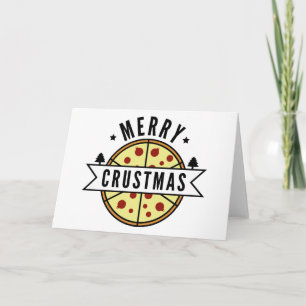 Fröhliche Krustenweihnachten Feiertagskarte