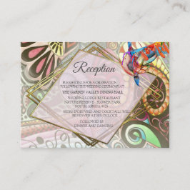 Fröhliche Künstlerische Party Doodle Creation Begleitkarte