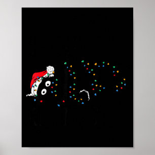 Fröhliche Küss meine wütende Katze Weihnachten Lus Poster