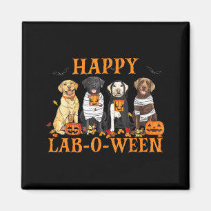 Fröhliche Lab-O-Ween Labrador Halloween-Saison Hun Magnet