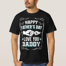 Fröhliche Liebe zum Vater, du Papa T-Shirt