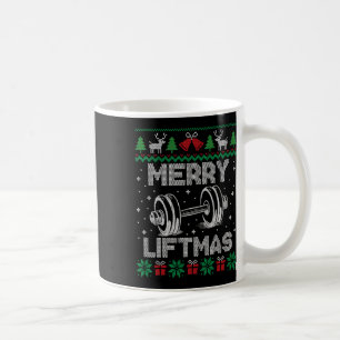 Fröhliche Liftmas Funny Christmas Gym Workout Fitn Kaffeetasse
