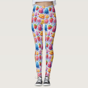 fröhliche, lustige niedliche Süßigkeiten Leggings