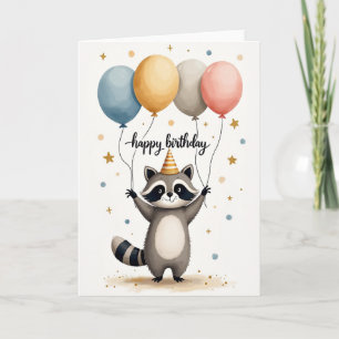 Fröhliche Maskottchen-Grußkarte Karte