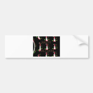 Fröhliche Maus Weihnachtsmann: Eine lustige Feiert Autoaufkleber