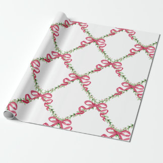 Fröhliche Mistel Weihnachten Geschenkpapier