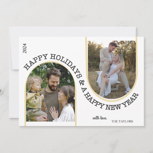 Fröhliche Momente Fotokarte Einladung (Vorderseite)