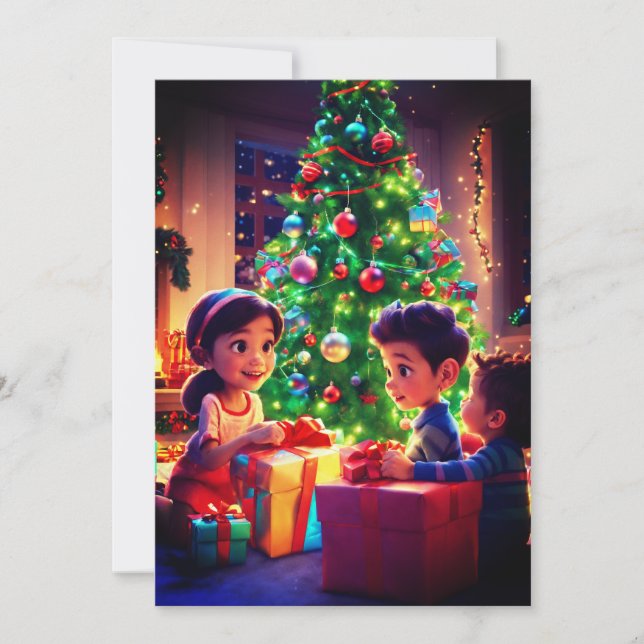 🎄 "Fröhliche Momente: Ihnen ein frohes und leises Dankeskarte (Vorderseite)