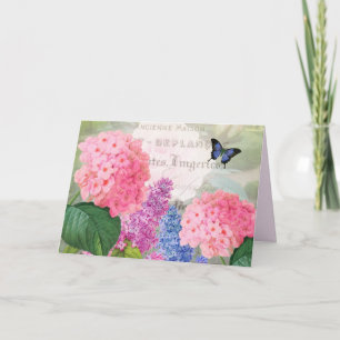 Fröhliche Mutter Tag Redoute Blume Grußkarte Karte