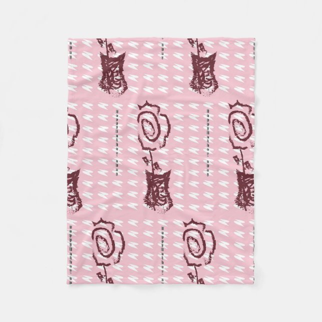 Fröhliche Muttertagsblanket Fleecedecke (Vorderseite)