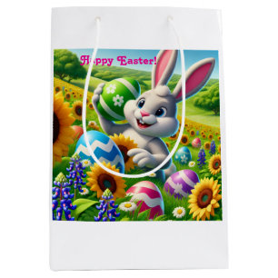 Fröhliche „Osterhase“ Geschentüte Mittlere Geschenktüte