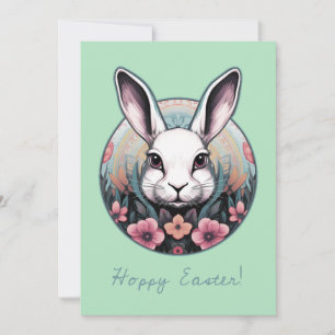 Fröhliche Osterhasen-Feiertagskarte Feiertagskarte