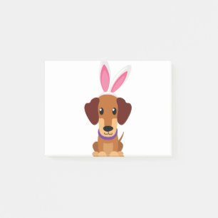 Fröhliche Ostern Daschund Post-it Klebezettel