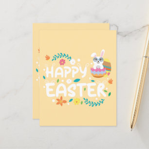 Fröhliche Ostern, Eier, Bunny & Blume Geschäften