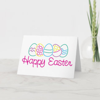 Fröhliche Ostern Feiertagskarte