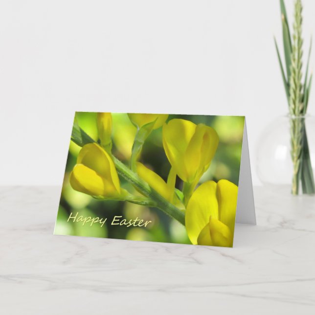 Fröhliche Ostern Feiertagskarte (Vorderseite)