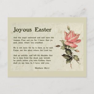 Fröhliche Ostern Feiertagspostkarte